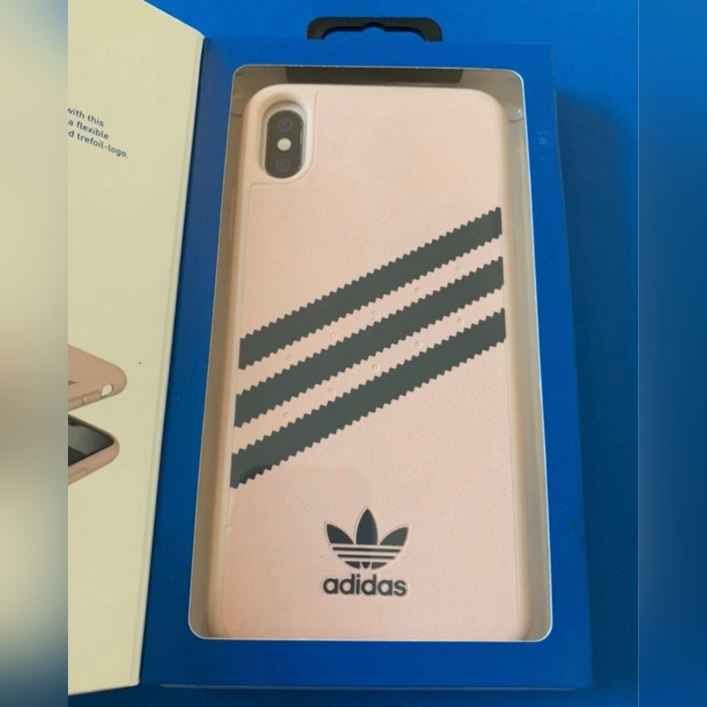 iPhone XS Max - Adidas 3-Stripes Snap Case (PINK/GRAY) - Picture 2 of 5
